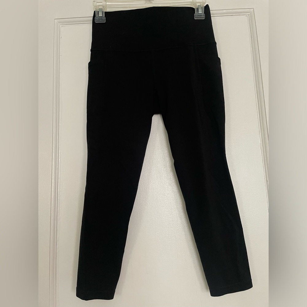 Athleta Solid Black Salutation 7/8 Powervita Tigh… - image 2